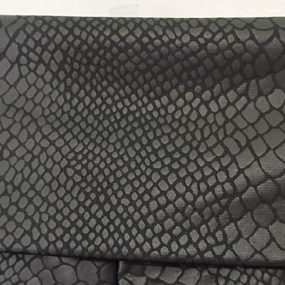 Vintage Y2K Cherish Black High-Waisted Leggings 90s Style Snake print Small - Picture 10 of 11